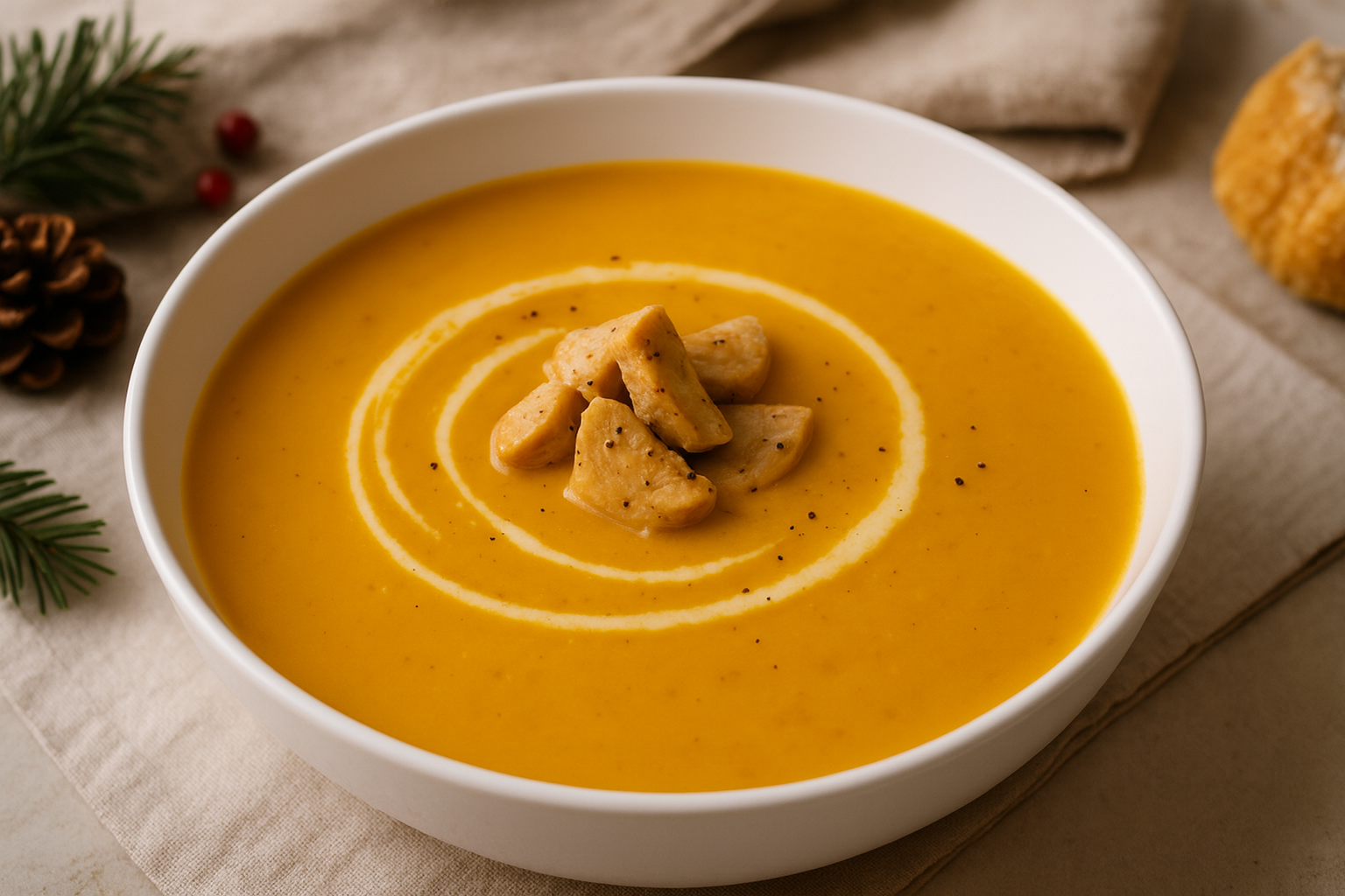 Butternut, Ginger & Foie Gras Velouté