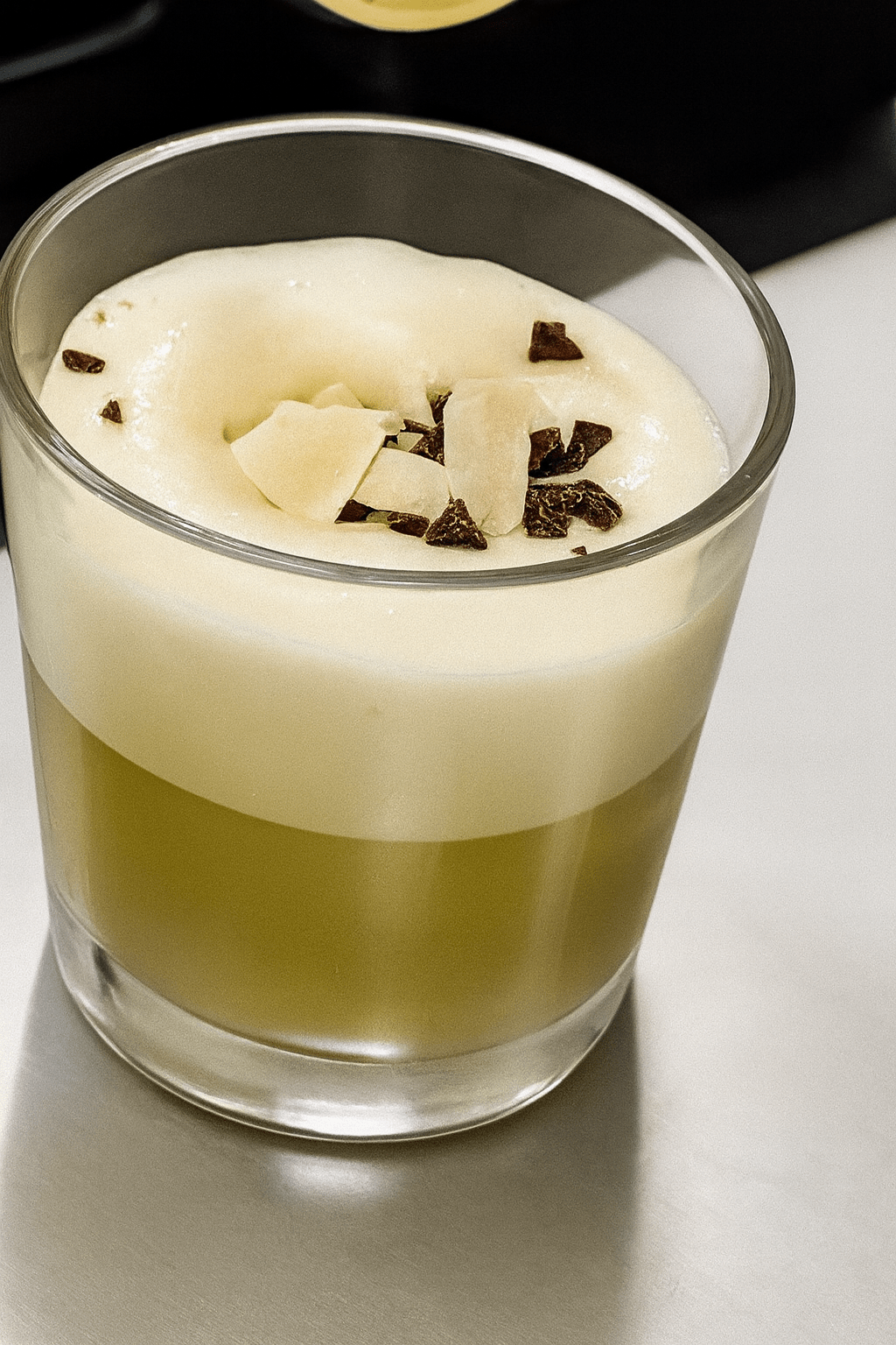 Dutch Pea Soup with Bacon Foam, Rye Bread Crumble & Bacon Popcorn